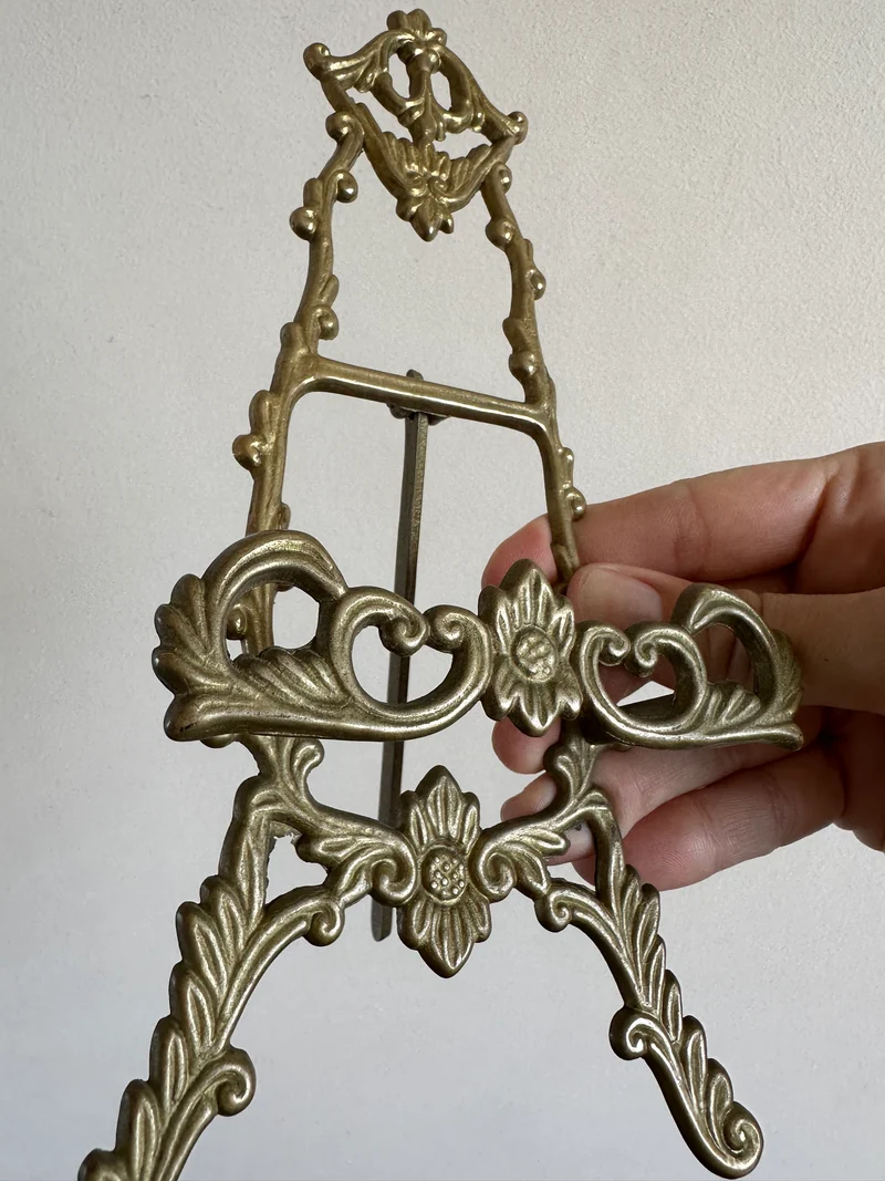 Chevalet en laiton début 20ème taille moyenne