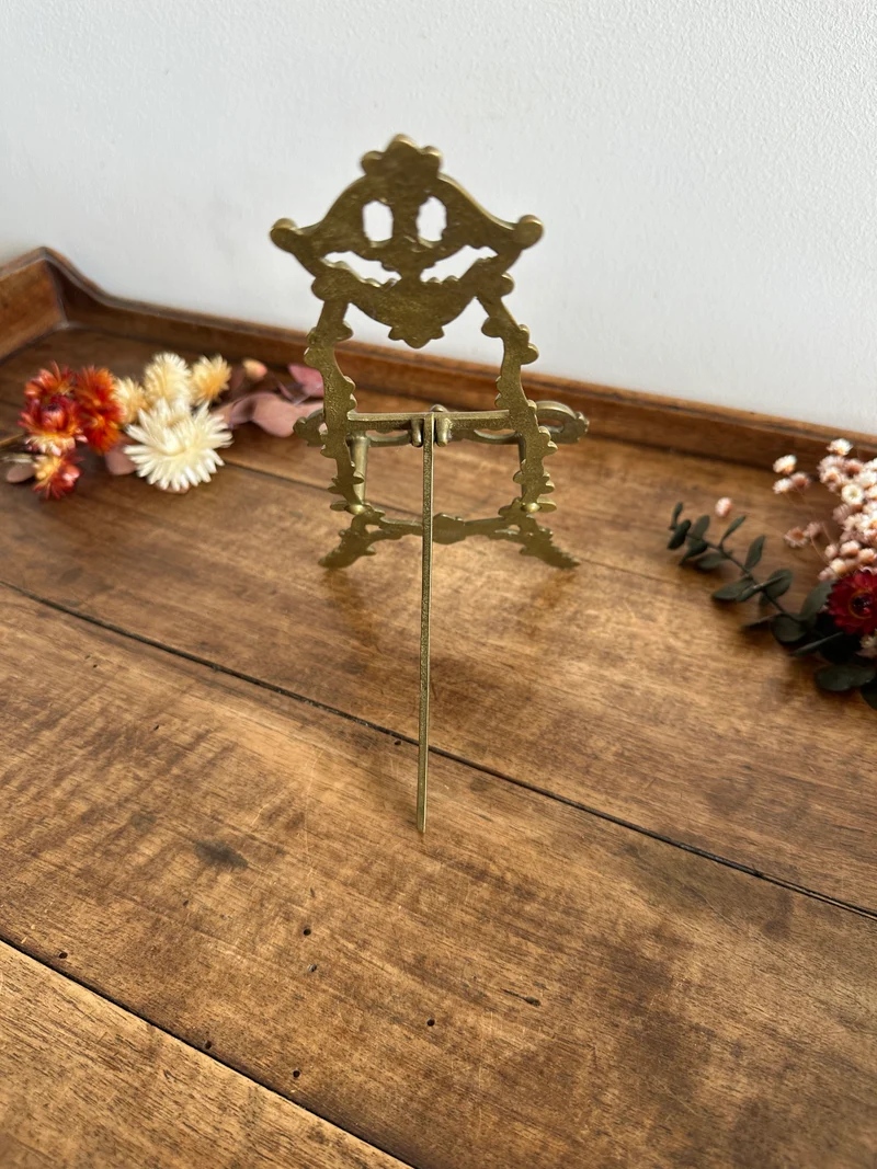 Chevalet en laiton début 20ème taille moyenne