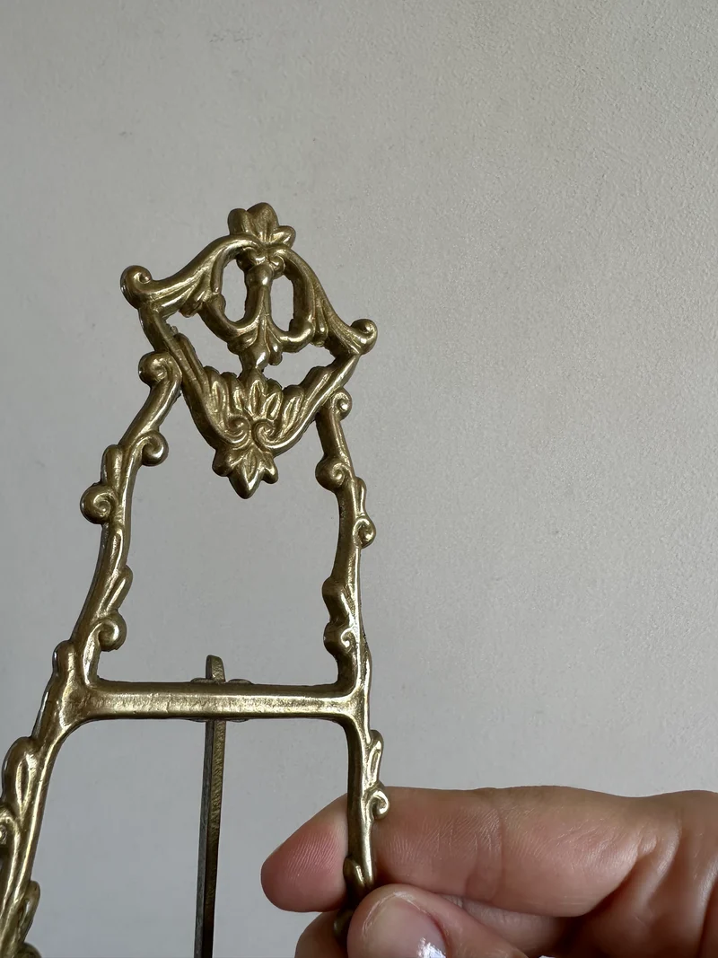 Chevalet en laiton début 20ème taille moyenne