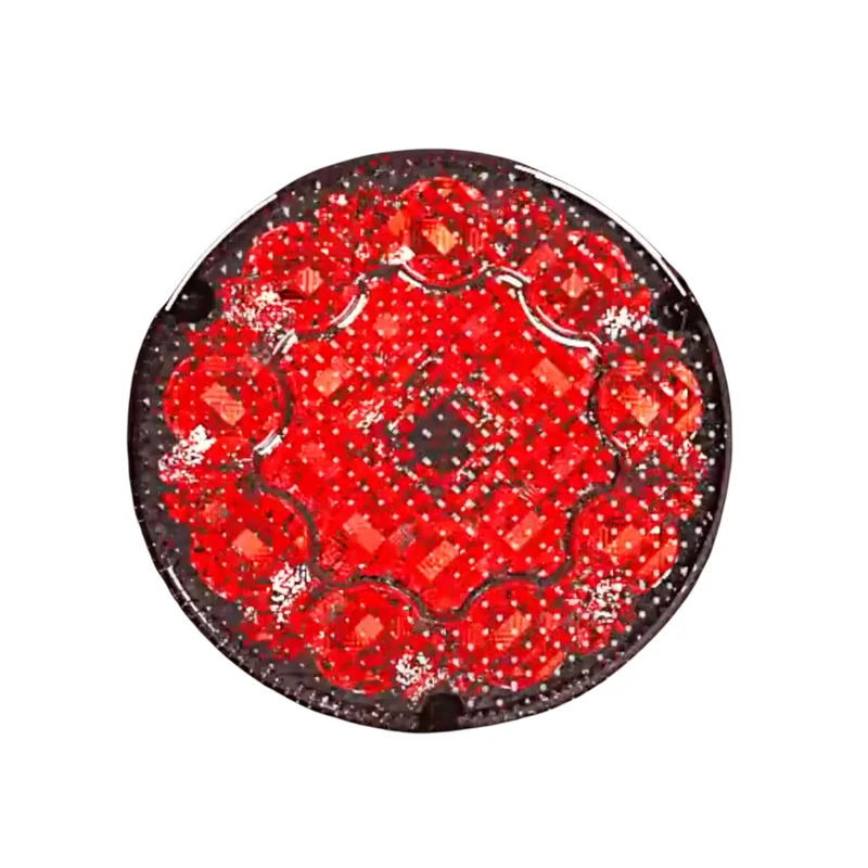 Feux arrière ronds SIM 3188 avec lentille foncée / 90 mm