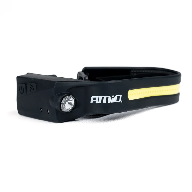Lampe frontale LED rechargeable avec capteur