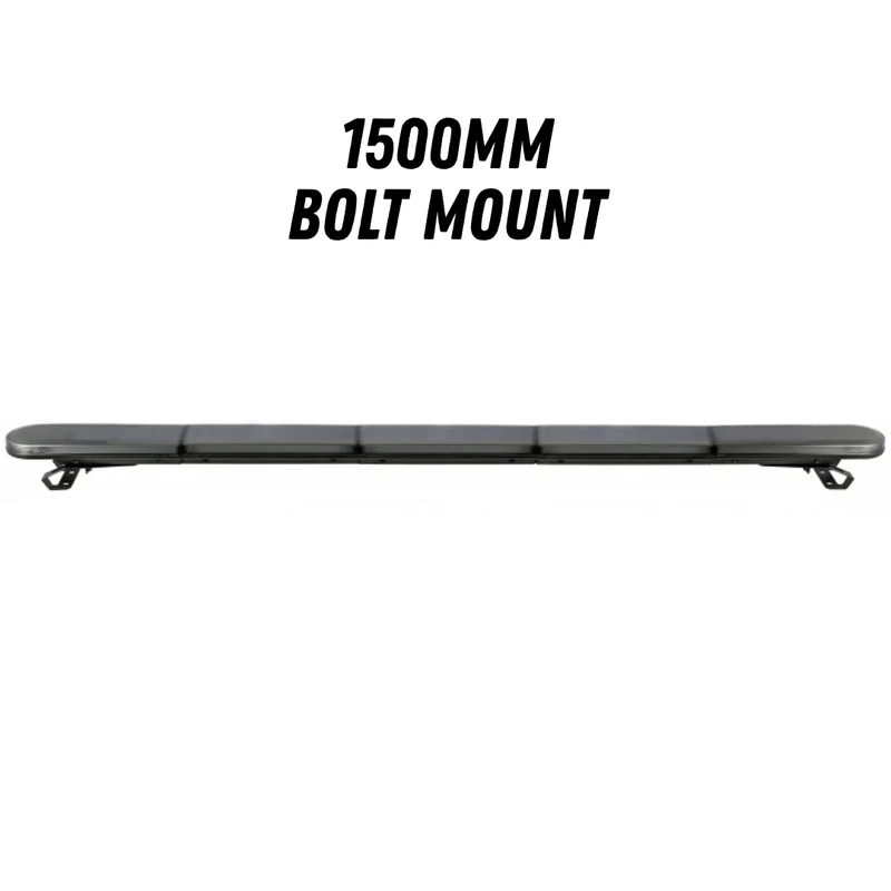 Barres de toit Beacon à lentille fumée foncée