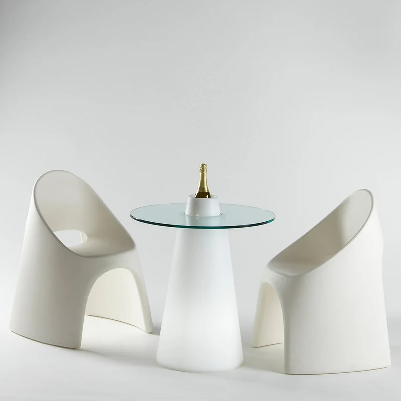 Slide Design Peak Lighted High Table