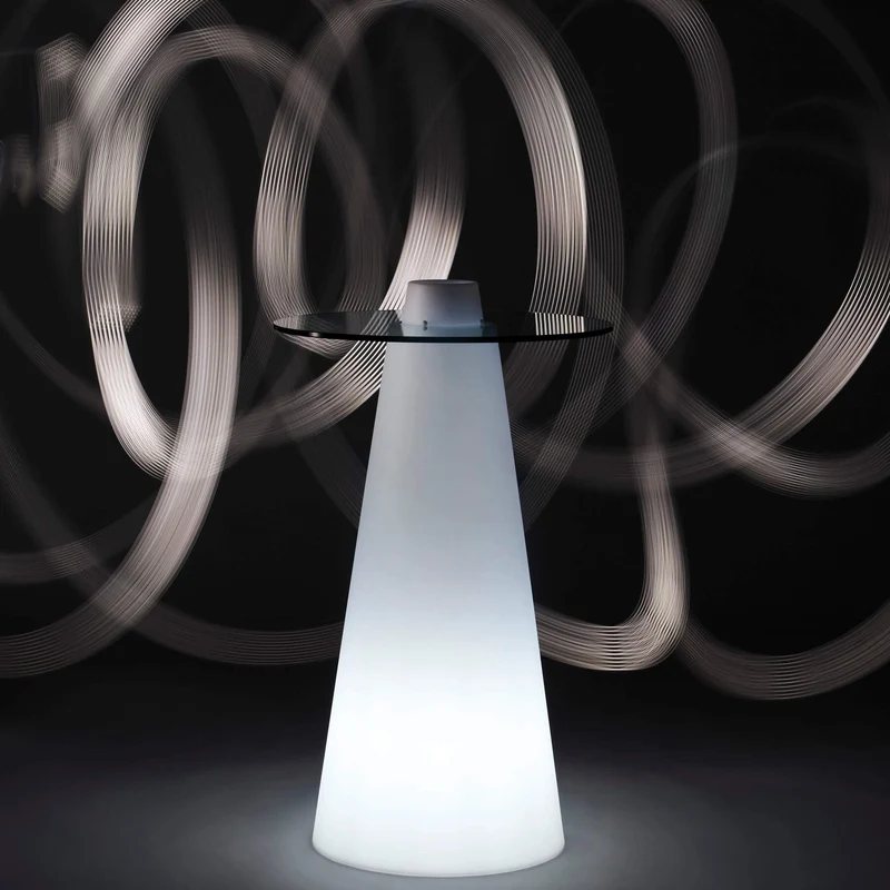 Slide Design Peak Lighted High Table