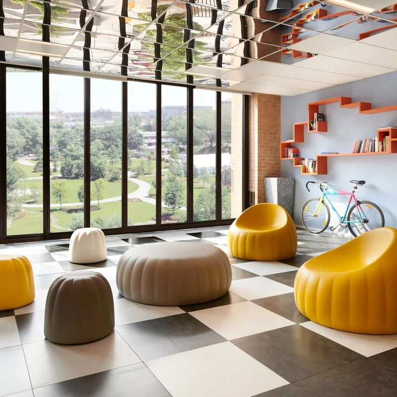 Slide Design Gelée Grand Pouf