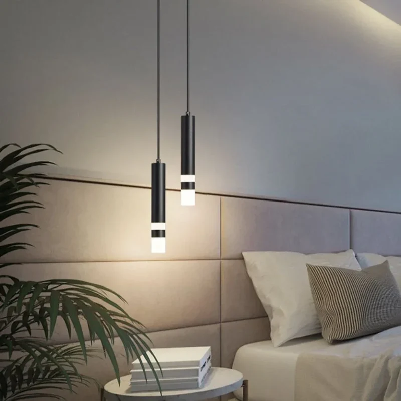 Lustre Design Italien Tubulaire – Doré ou Noir, Toutes les Pièces