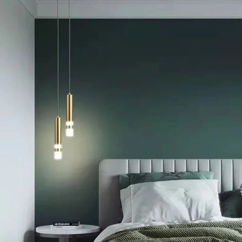 Lustre Design Italien Tubulaire – Doré ou Noir, Toutes les Pièces