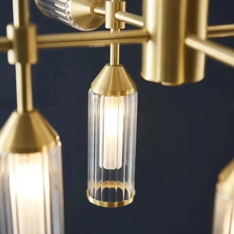 Lustre Baroque Doré à 12 Bras – Élégance Intemporelle pour Salon