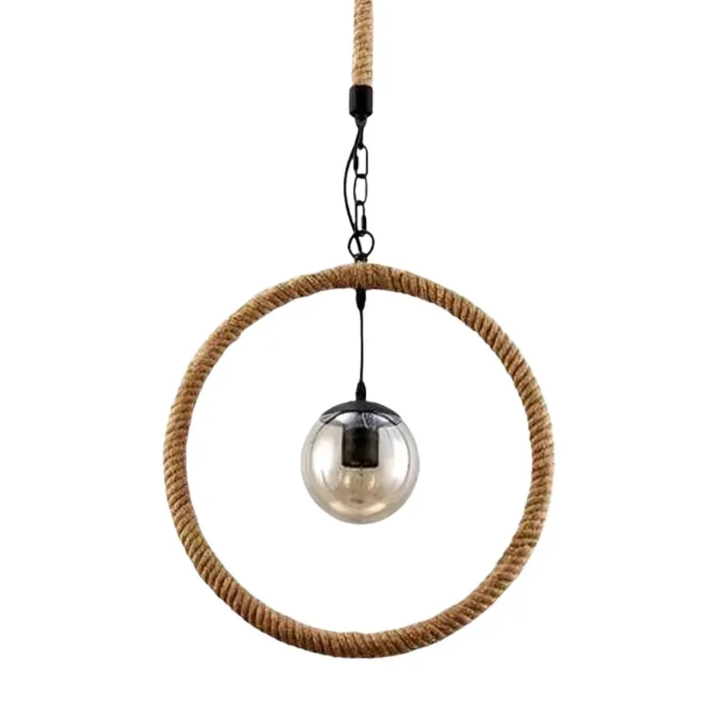 Suspension Marine en Corde et Verre – Esprit Nordique Authentique
