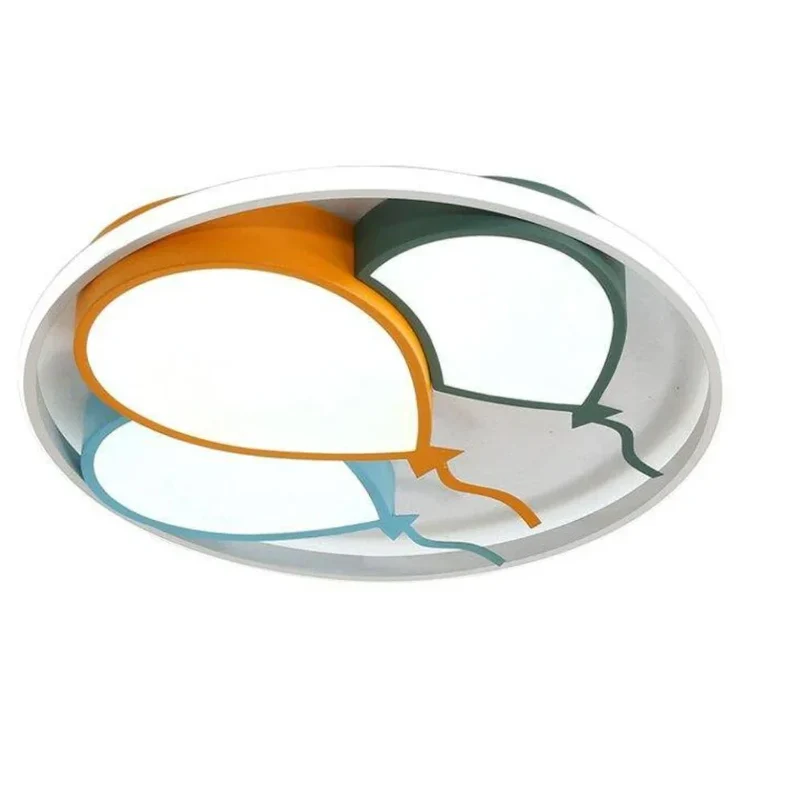 Plafonnier Bébé Ballons Colorés – Plat et Sécurisé, Douce Ambiance