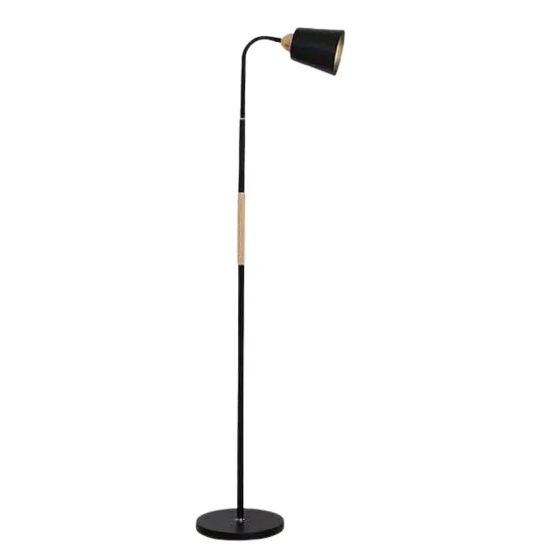 Lampadaire Métal Noir ou Blanc Circulaire – Style Industriel Edison