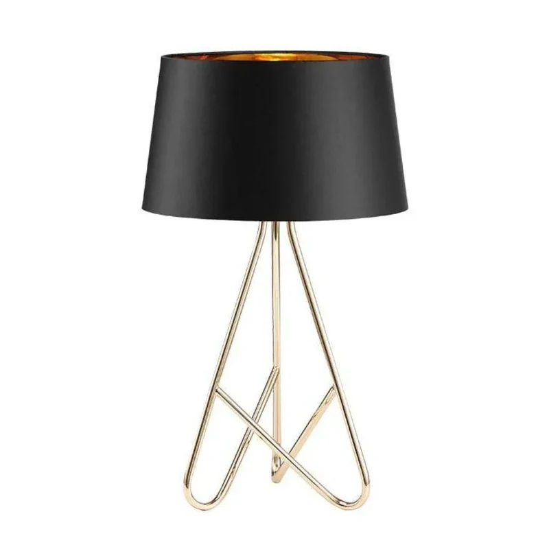 Lampe à Poser Salon Design Chromée – Bureau ou Table d'Appoint