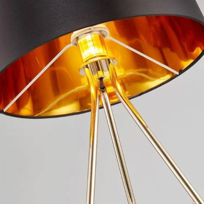 Lampe à Poser Salon Design Chromée – Bureau ou Table d'Appoint