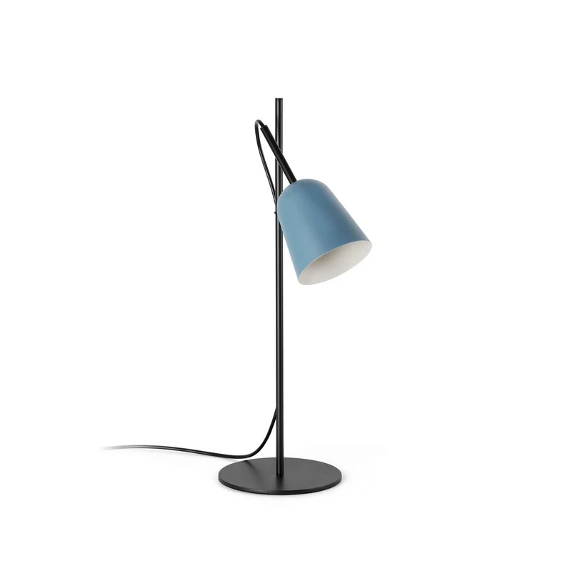 Lampe de table STUDIO bleue: Élégance et luminosité à portée de main!