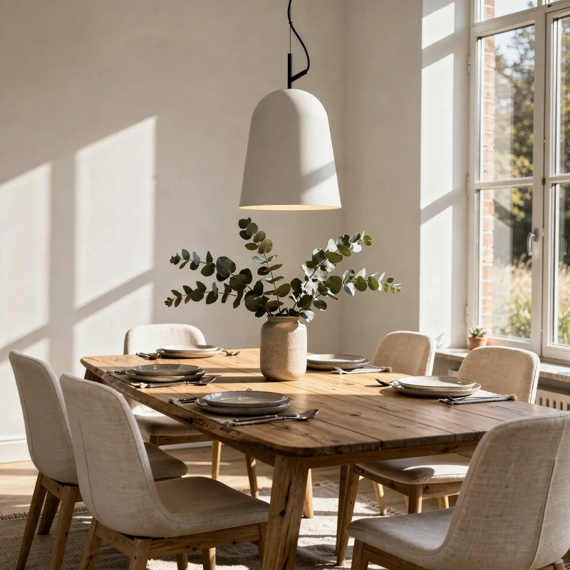 Suspension blanche STUDIO 290: design épuré et moderne