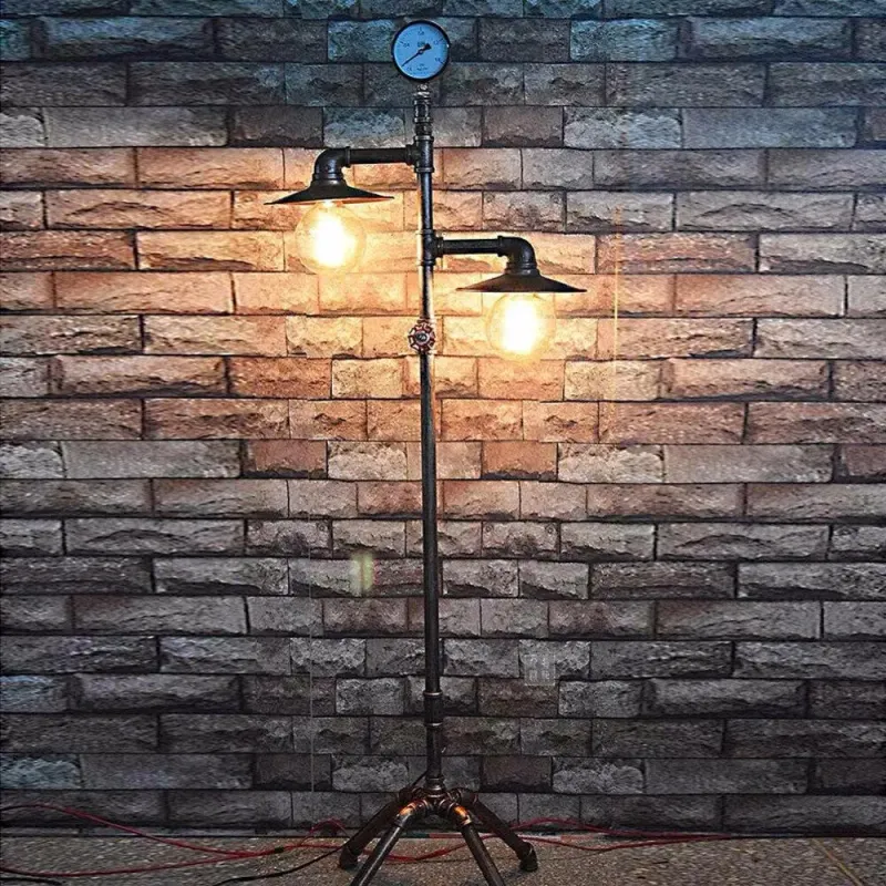 Lampe Industrielle Sur Pied Compteur