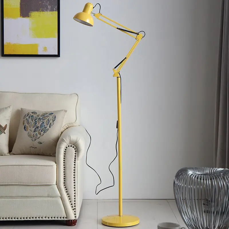 Lampe Industrielle Sur Pied Couleur
