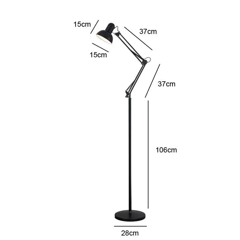 Lampe Industrielle Sur Pied Couleur