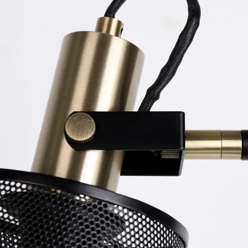 Lampe Industrielle Sur Pied Rétro