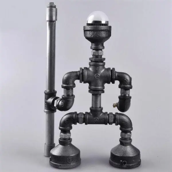 Lampe à Poser Industrielle Tuyau