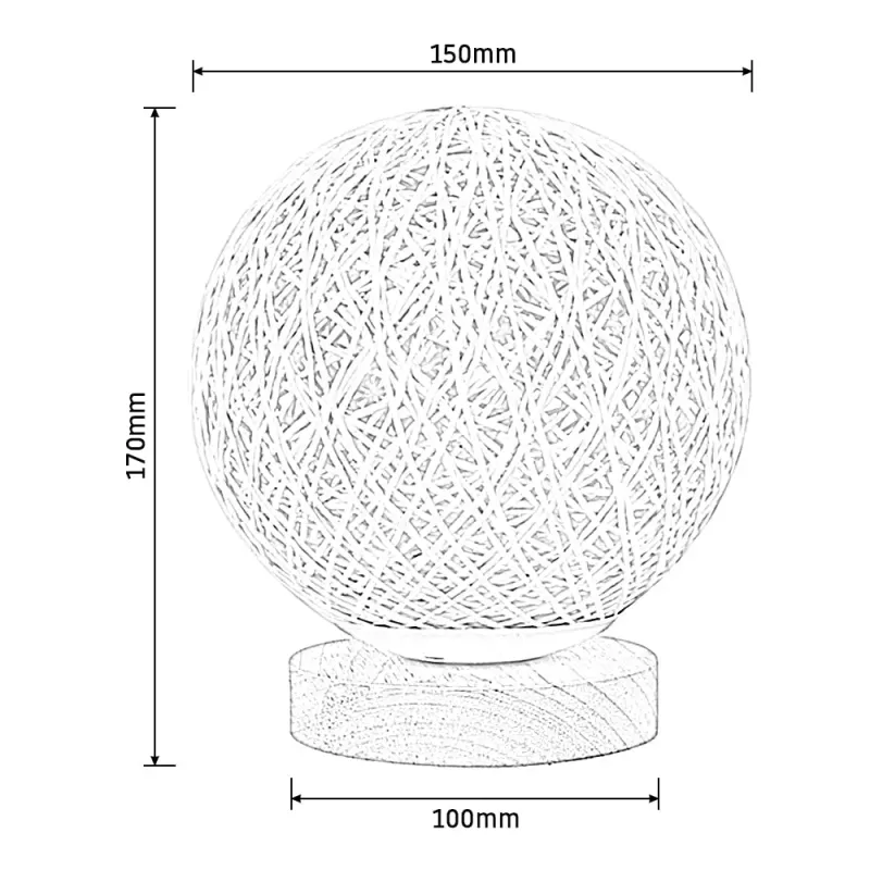 Lampe Sur Socle Nature