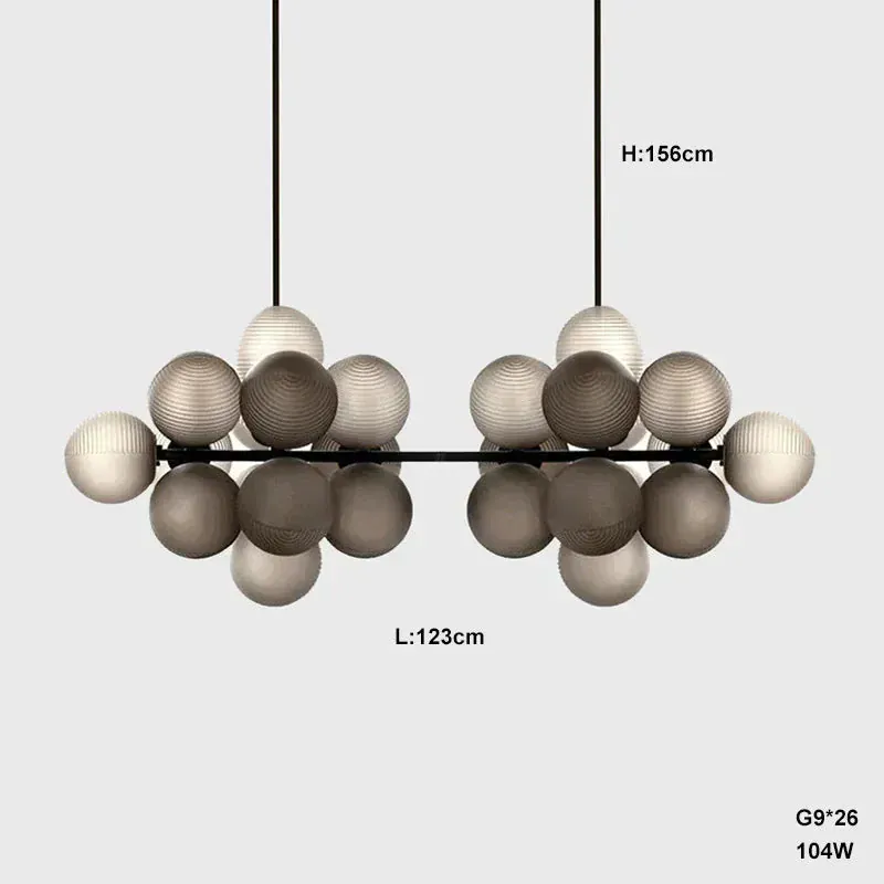 Lampe de Table Violette en Grappe de Raisins - Style Rétro