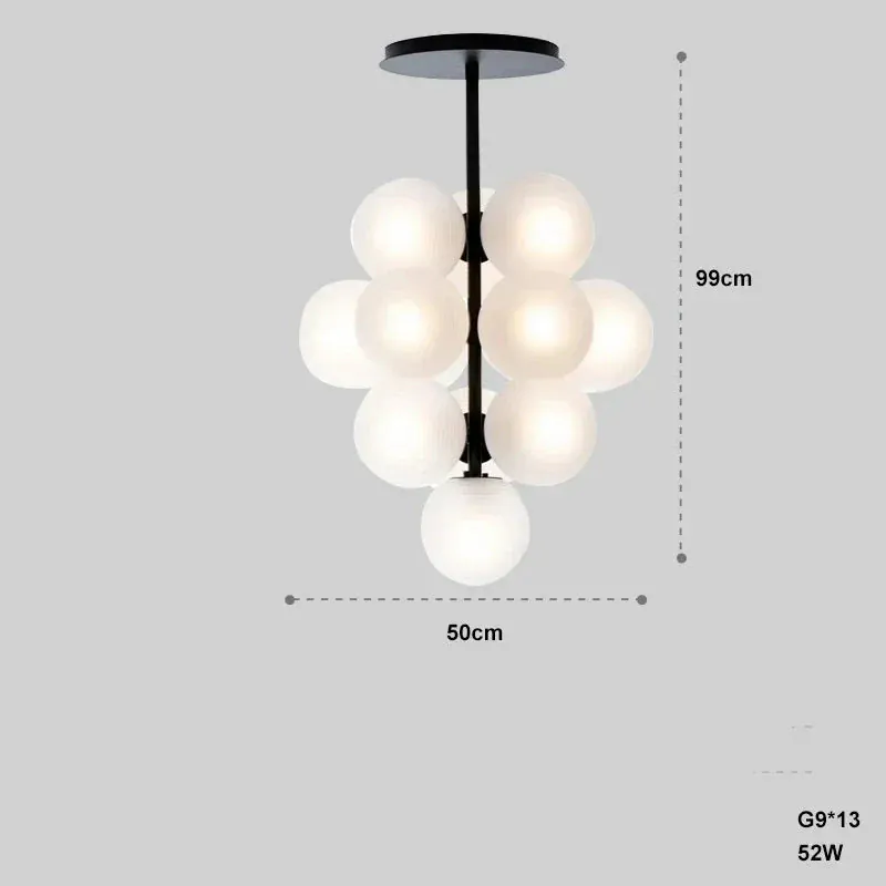 Lampadaire Violet en Grappe de Raisins - Style Rétro