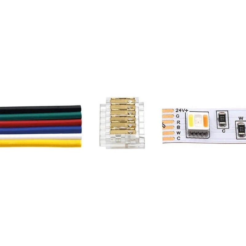 Connecteur Rapide pour Ruban LED 6 fils 12mm