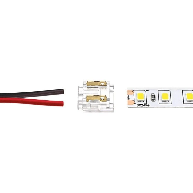 Connecteur Rapide pour Ruban LED 2 fils 8mm