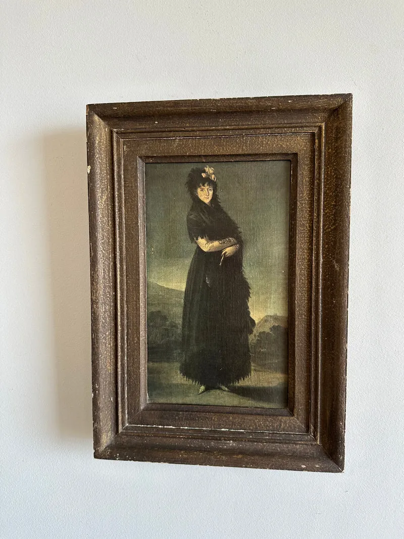 Représentation sur toile de La marquise de Merced
