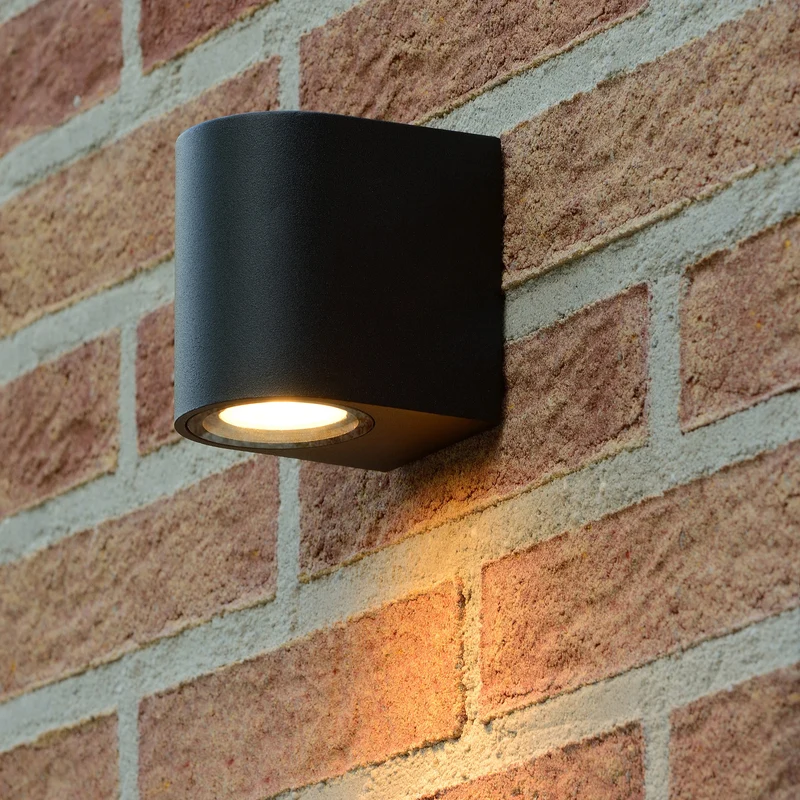 Lucide Zaro Half-Round Outdoor Wall Light