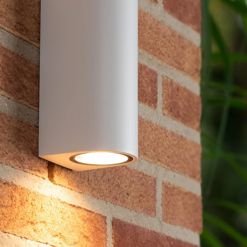 Lucide Zaro Half-Round Outdoor Wall Light
