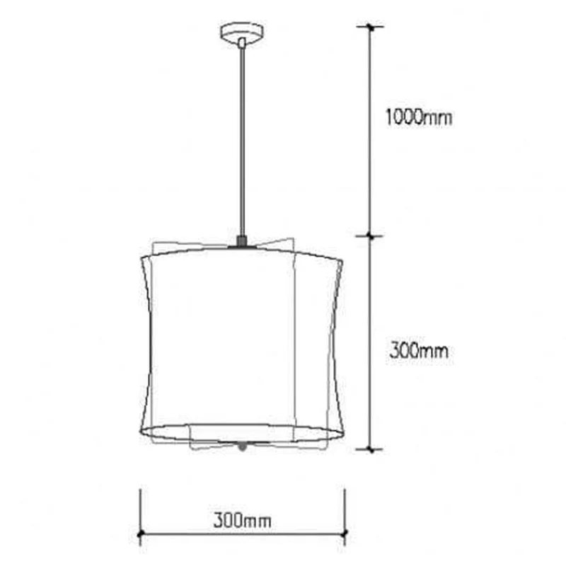 Suspension Luminaire En Tissu