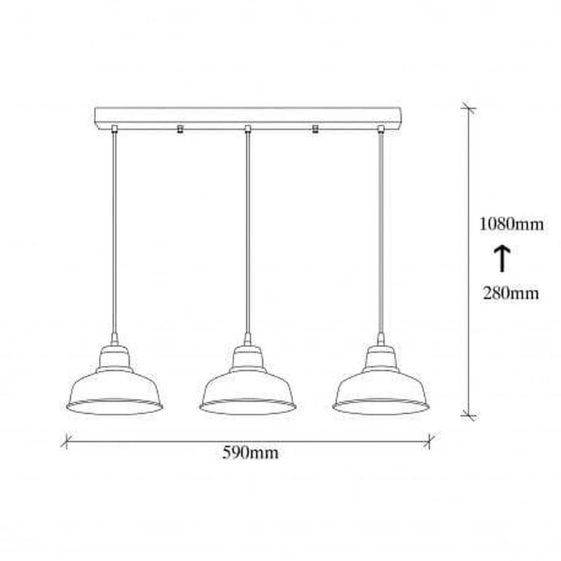 Lampe 3 Suspension