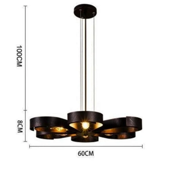 Lampe Suspendue Industrielle Fleur