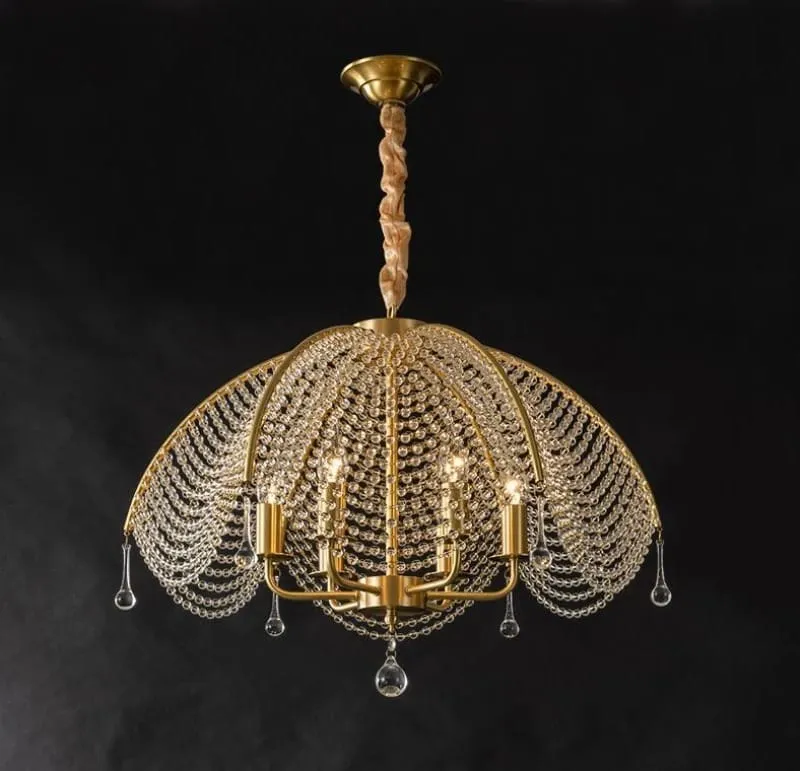 Lustre design de salon or