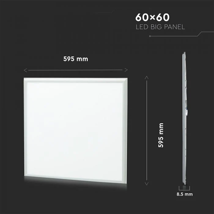 Panneau LED 60x60 Slim 48W BLANC - Pack de 3