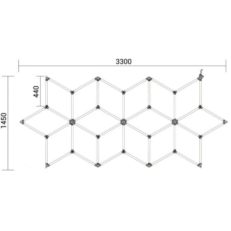 Kit 16 LED 294W - Forme Étoile