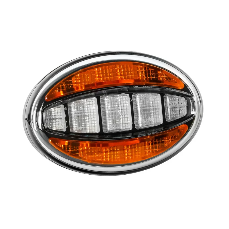 Clignotant avant et feu de position ovale à LED / Fristom FT-356