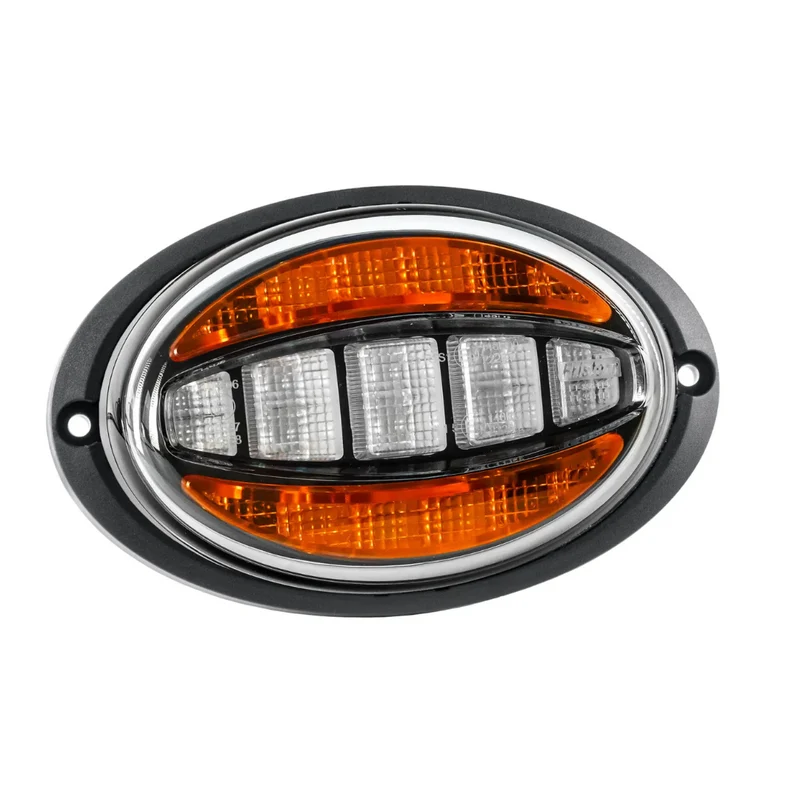 Clignotant avant et feu de position ovale à LED / Fristom FT-356