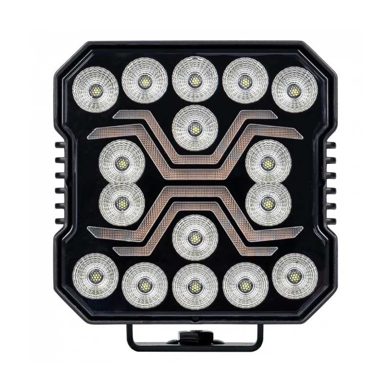 Lampe de travail LED Spider avec feu de position ambré / 60 W