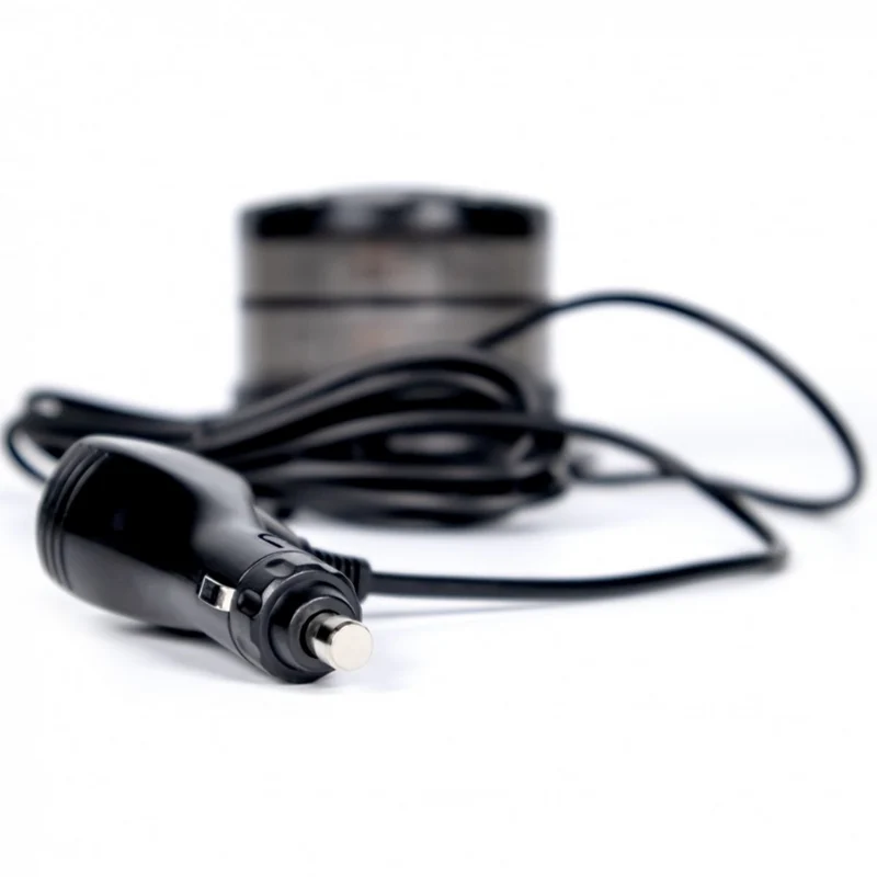 Balise LED à lentille foncée avec base magnétique et support à boulon