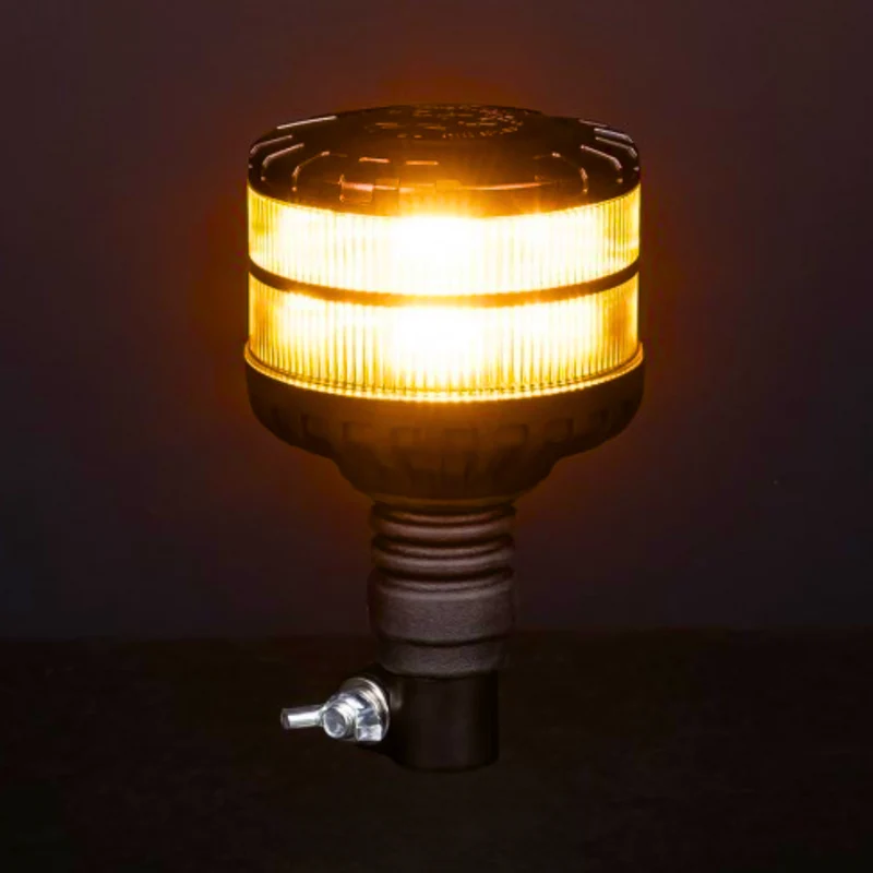 Balise LED à lentille foncée avec base DIN flexible