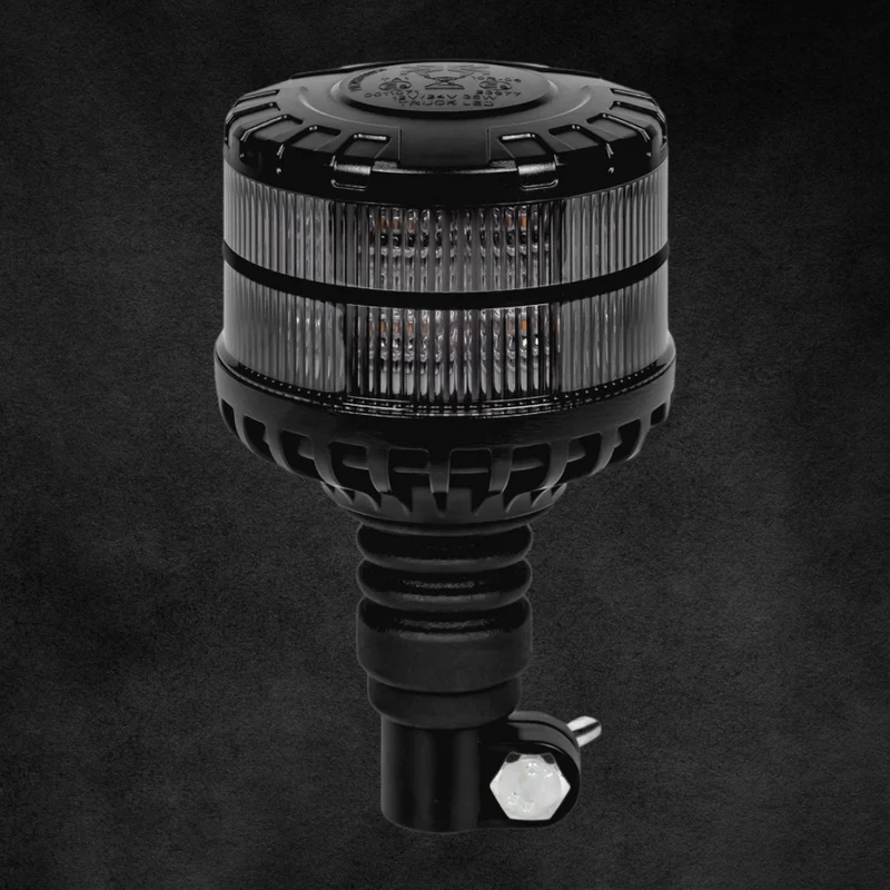 Balise LED à lentille foncée avec base DIN flexible
