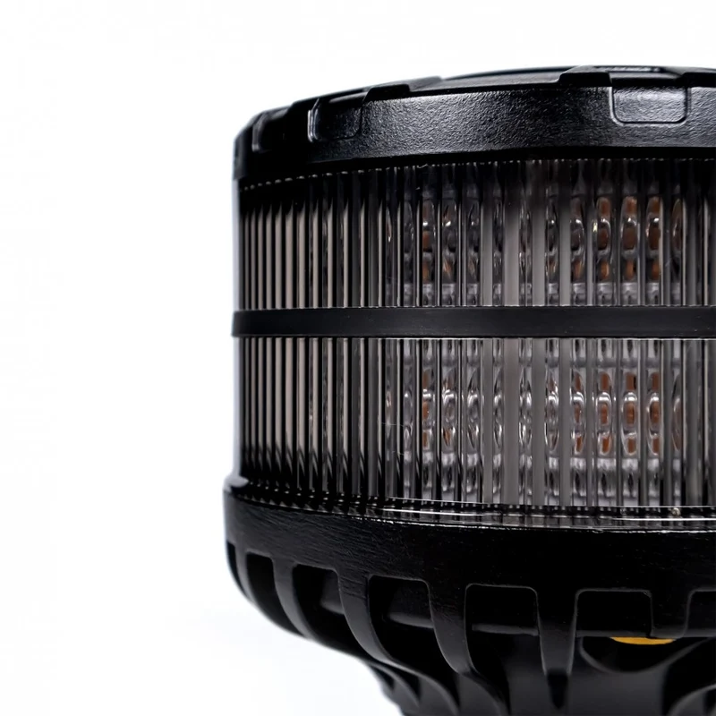 Balise LED à lentille foncée avec base DIN flexible