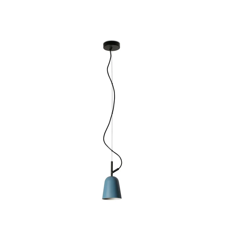 Suspension luminaire design bleue STUDIO 110 : éclairez en beauté !