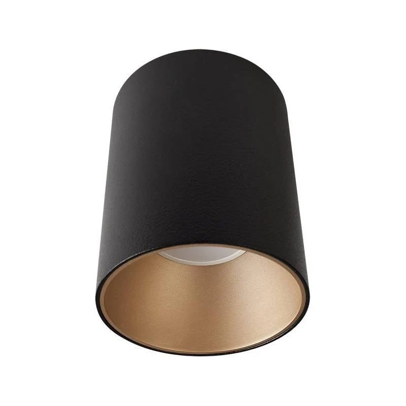 Spot en saillie rond noir et or EYE-TONE