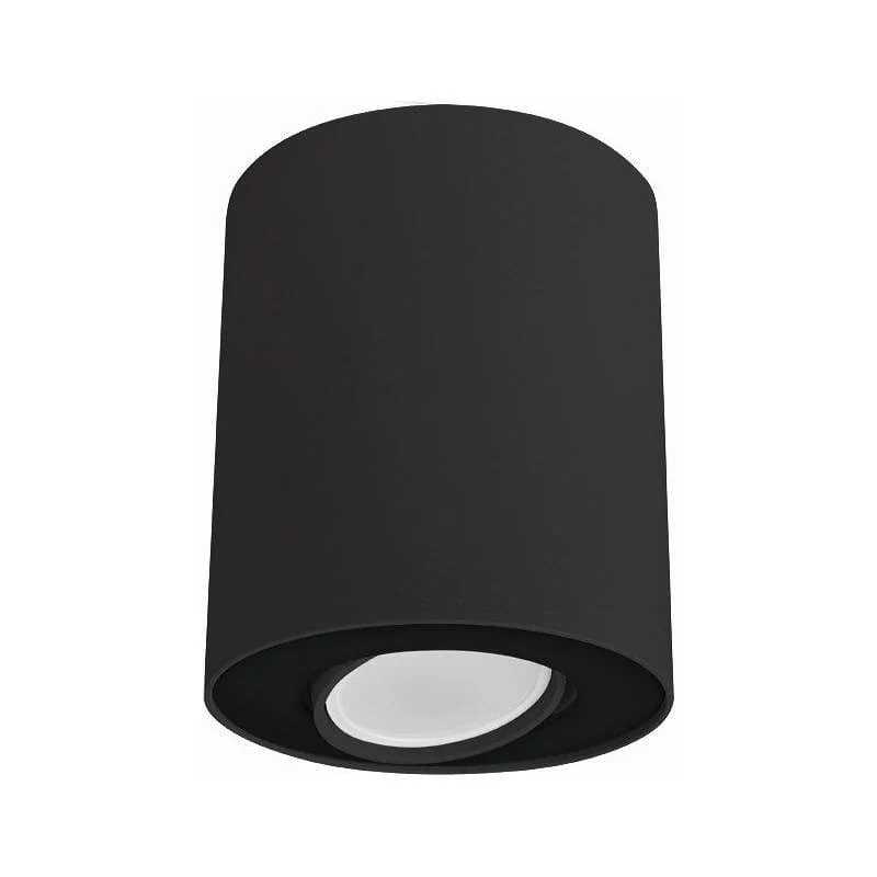 Spot en saillie rond noir SET orientable