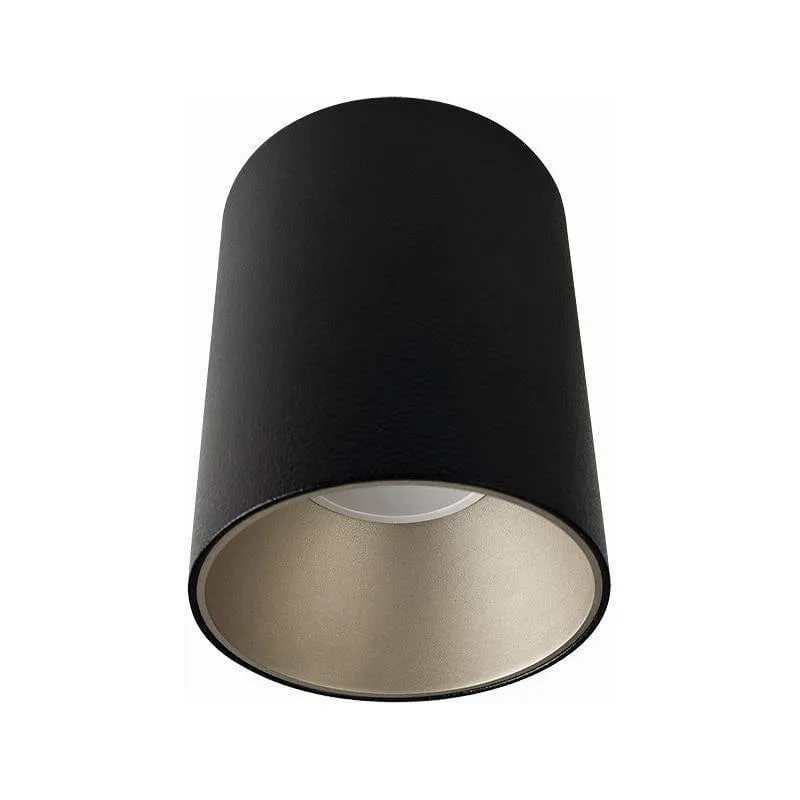 Spot en saillie rond noir et argent EYE-TONE