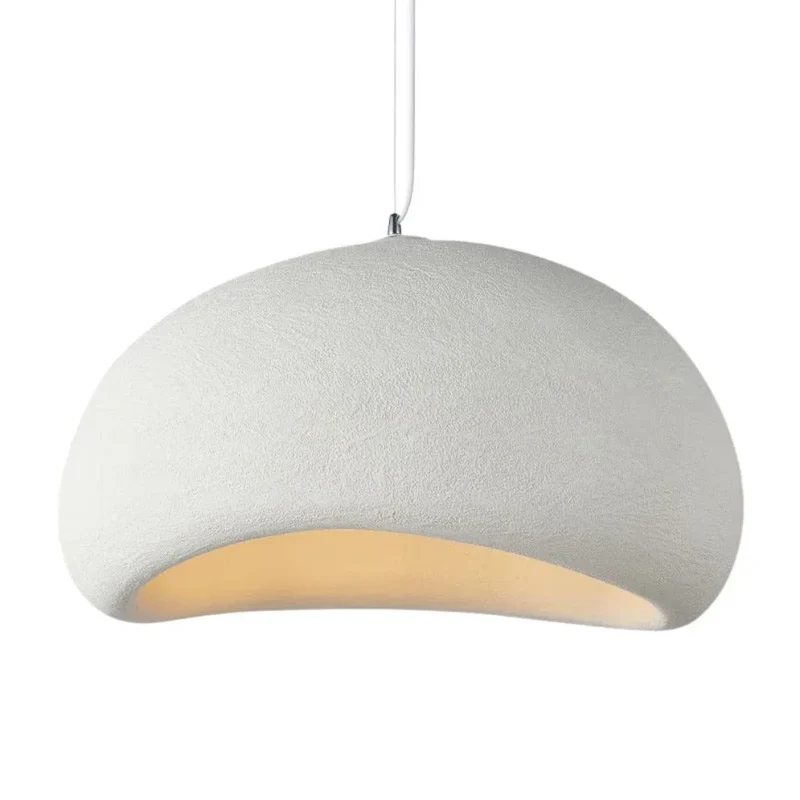 Luminaire Suspendu Moderne en Résine – Forme Demi-Lune, 5 Tailles au Choix